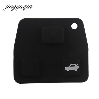 Jingyuqin 20pcs/masse gratis fragt erstatning for toyota eksterne tastatur silicium gummi pad 2/3-knappen For Lexus eksterne tastatur