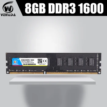 VEINEDA ram ddr3 1333MHZ 2gb 4gb 8gb ddr3 ram-hukommelse For dimm ddr3 ram-hukommelse kompatible alle Intel AMD Desktop PC3-10600 240pin