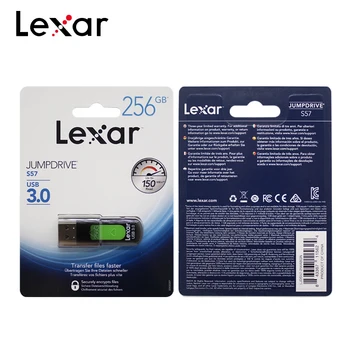 Nyeste Lexar Jumpdrive Flash-Drev USB3.0 256GB 128GB 32GB, 64GB Pendrive, Max antal 150MB/s Memory Stick U Disk Med Gratis Lanyard