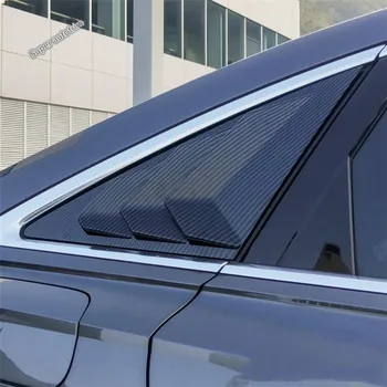 Bageste Fjerdedel Panel Vindue, Side Scoop Luftspjæld Vent trim Black / Carbon Fiber Styling Tilbehør Til Audi A6 C8 Sedan 2019 - 2021