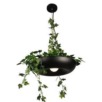 Nordisk Plante Vedhæng Lys DIY Sky Garden LED Blomster Pot Hængende Lampe Restaurant lysarmaturer Home Decor Armaturer