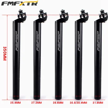 FMFXTR Cykel sadelpind 350/450 mm Lang fixed gear MTB Mountain Road Bike Udvidelse sadelpinden Rør Sadlen pole