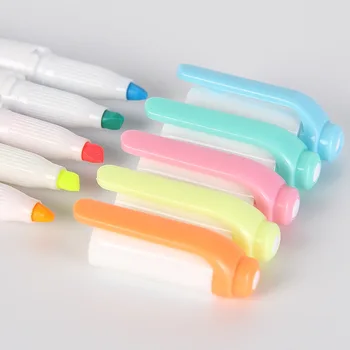 5Colors/max Midliner Highlighter Pen Fluorescerende Markører Dobbelt Ledes Highlighters Kunst Markør Kunst Levering Japansk Papirvarer