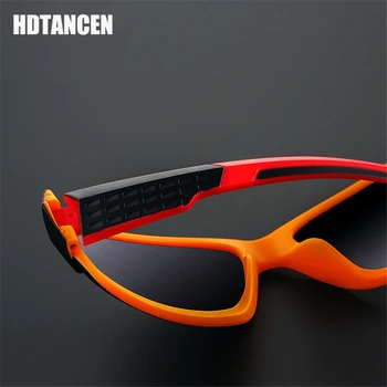 HDTANCEN Brand Design Polariserede Solbriller Mænd Rejser solbriller herre Mode Plast-Pladsen Kørsel Brillerne Gafas De Sol HD72
