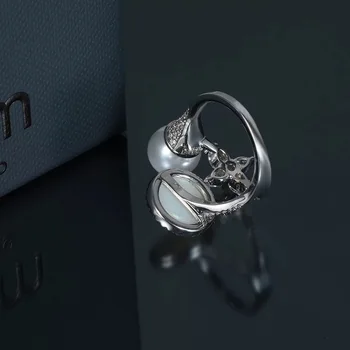 2019 nyt design Marokko nacre pearl shotting stjerne vedhæng ringe luksus elegante mærke originale ringe pige