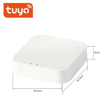 Trådløse Tuya ZigBee Gateway Hub for Smart Home Enhed Understøtter tilføje APP Gateway Smart Light Control ZigBee 3.0 Fjernbetjening