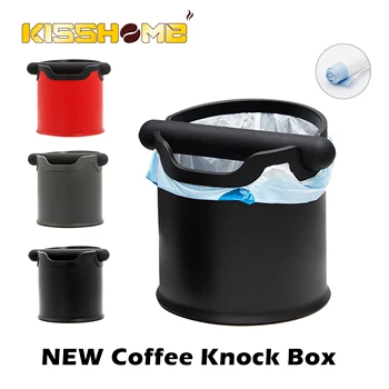 NYE Espresso Knock Box Stød-Absorberende Holdbar Barista Stil Og Knock Box Beholder Anti Slip Og Male Dump Bin WasteBin