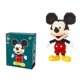 Disney 1831pcs+ Mickey Mouse Diamant Blokke Mirco 3D-Model Mus Klassiske Tegnefilm Mini-byggeklodser Tal For Mursten Legetøj
