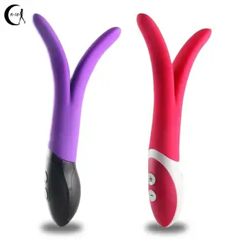 Vandtæt Rabbit Vibrator G Spot Massager Multispeed Sex Toy Silikone Dual Motorer Vibratorer Til Kvinder, Sexlegetøj Til Par