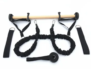 Trænings-og Pilatesstick Yoga Øvelse Stick Træ Bar Modstand Trainer Basic Kit til hjemmet og studiet