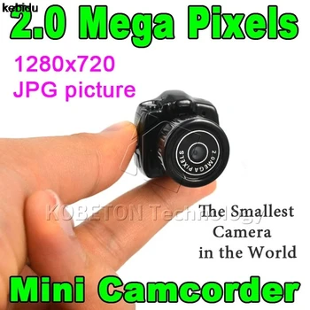 2017 Hotest Y2000 Cmos-Super Mini Video Kamera Ultra Lille Lomme 640*480 480P DV DVR Videokamera Optager Web Cam 720P JPG-Foto