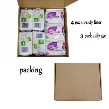 7 pack Anion hygiejnebind menstruation pad feminin hygiejne Produkt bomuld sanitær serviet sundhedspleje disponibel pads