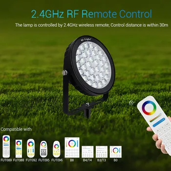 Nye 25W RGB+CCT led Græsplæne Lys FUTC05 IP66 Vandtæt Smart LED Haven Lampe Copatible med FUT089 B8 FUT 092 Fjernbetjening MiBOXER
