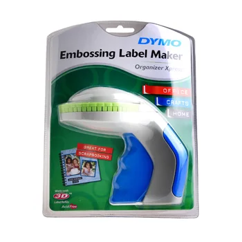 Kombination af Maskine og Bånd Dymo 12965 Manuel Label Maker Diy Prægning Label Printere til 9mm 3D Prægning, Etiket, Bånd