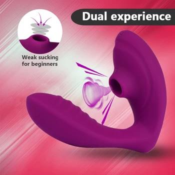 Erotisk Klitoris Sucker Dildo Vibrator til Kvinden Trådløse Vibrator Oral Blowjob Klitoris Stimulator Skeden Sugende Vibratorer Sex Shop