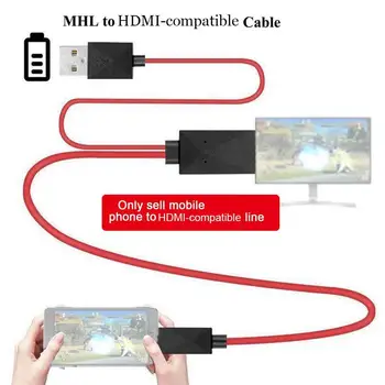 MHL Micro USB til HDMI 1080P HD-TV Kabel-Adapter Til Android D7U8