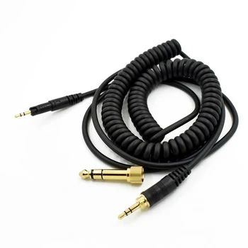HP-CC Udskiftning Kabel Til ATH-M40x & ATH-M50x Hovedtelefoner Sort