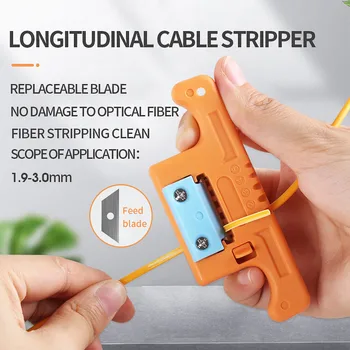 MSAT-5 Fiber Kabel Bånd Stripper MSAT 5 Løs Rør Buffer Midten af Span Adgang Værktøj 1.9 mm til 3,0 mm Udskiftelig Klinge