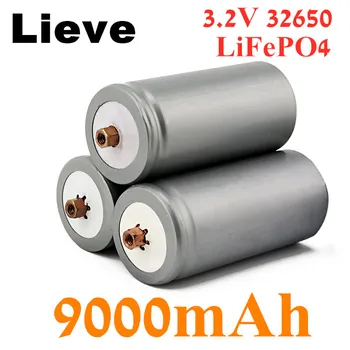 1-10STK Mærke, der anvendes 32650 9000mAh 3.2 V lifepo4 Genopladeligt Batteri Professionel Lithium-Jern-Fosfat-Power-Batteri med skrue