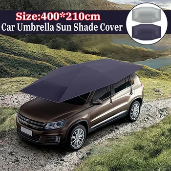 2020 Nye 4x2.1M Bil Paraply solsejl Dække Udendørs Bilen Telt Anti-UV-Sol-Bevis Til Udendørs Grill Fiskeri