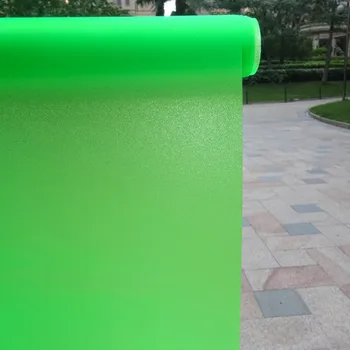 Grøn Partition Matteret Film Skydedør Gennemskinnelige Uigennemsigtig Skygge Badeværelse Badeværelse Isolering Vinduesglas Mærkat