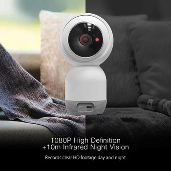 Tuya Smart Wireless WIFI Kamera, 1080P HD-Netværk APP Fjernbetjening Wifi Kamera Smart Home Security WIFI Kamera