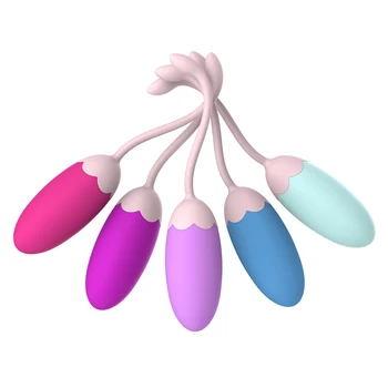 Blærekontrol 5 Kegel bolde Vandtæt IP67 Sex Legetøj Dobbelt farver Vaginal kugler Til Kvinde Kvinde