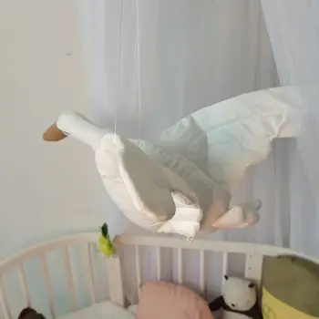 Søde Swan Væggen Hængende Vedhæng 3D-Animalske Toy Kids Room Ornament Børnehave Indretning H37A