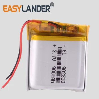 3,7 V lithium polymer batteri 902830 lille toy lydoptager generelt GPS MP3-Afspiller bil dvr navigation 903030 900mah navigator