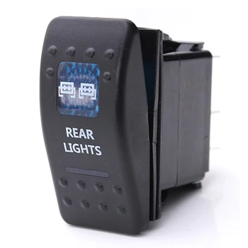 Bil Båd ARB Carling Dual LED Back Light Rocker Switch SPST-ON-OFF-12/24V CE-10A 7