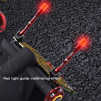 SPIRIT BEAST Motorcykel LED-Lys Tilbehør Nummerplade Dekoration Personlig Produkter-Antenne Lys køresikkerheden