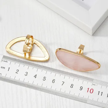 Mode Efterligning Shell Harpiks Ring Enkle, Stilfulde Justerbar Solid Farve Ring Kvinder Tendens Elegant Struktureret Part Smykker Gave