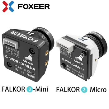 Foxeer Falkor 3 Mini/Mikro HD-Kamera 1200TVL 1,7 mm Linse 4:3/16:9 PAL/NTSC Omstillelig G-WDR DM5-40V PFV Kamera Til RC Drone Legetøj