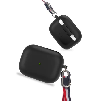 Beskyttende Silikone Cover Til Apple AirPods Pro 3 Trådløse Bluetooth Hovedtelefoner Case Kompatibel med Apple Airpods 3