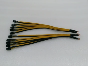 Miner PSU Kabel-10 stk 6Pin Stik Sever Power Supply Kabel-PCIe Hurtig Til Bitmain Antminer S9 B7 Z9 Z11 T2T T3 A9 A8 M3