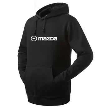 Ny Mode Mazda logo Mærke Print Sportstøj Hættetrøjer Mænd ' s Sweatshirt Mandlige Hooded Pullover Hoody tøj