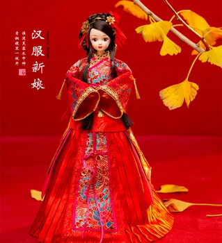 Nye ankomst Kinesiske antikke bride dukke #9117