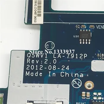 V3-571G Q5WV1 V3-571 LA-7912P Laptop bundkort For Acer E1-531 NV56R SLTNV HM70 bundkort REV 1.0/2.0