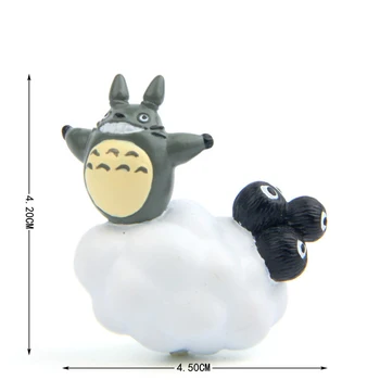 4stk/meget Ustabil Skyer Totoro Action Figurer, Min Nye Nabo Pvc Totoro Tal Legetøj, som Børn Gaver