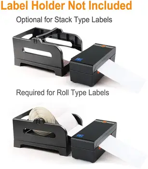 Termisk Stregkode etiketprinter, Bluetooth USB-4*6 Shipping Printer, der er Kompatibel eBay, Amazon Shopify Termisk Sticker maskine