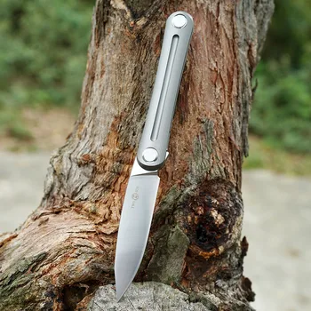TWOSUN KNIVE M390 blade folde Pocket Kniv taktiske camping jagt Kniv udendørs værktøj Titanium EDC kugleleje Flipper TS169