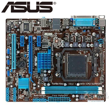 Asus M5A78L-M LX Desktop Bundkort 760G 760L Socket Socket AM3 AM3 DDR3 16G U ATX UEFI BIOS-Originale, Brugt Bundkort til Salg