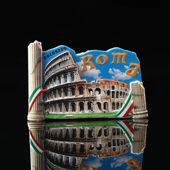 Kreative Harpiks Magnet Køleskab Indretning Romerske Colosseum Italien Souvenir-Brasil Køleskab Magnet Indretning, Boligindretning Tilbehør