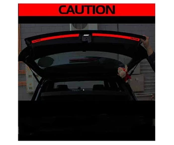 Aliauto 2 x Tilbehør til Bilen Stammen Af Bil-Mærkat Og Mærkat med Reflekterende Sikkerhed Advarsel Klistermærke Til Volkswagen Golf 6 Nye Polo