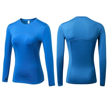 LOOZYKIT 2020 Nye Kvinder med Lange Ærmer T-shirts Yoga Fitness-Komprimering Slimfit Sportstøj Fitness Hurtig Tør Køre Toppe, t-Shirts