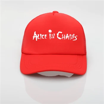 Mode hat Alice In Chains udskrivning baseball cap Mænd kvinder Sommer, sol hat trucker cap