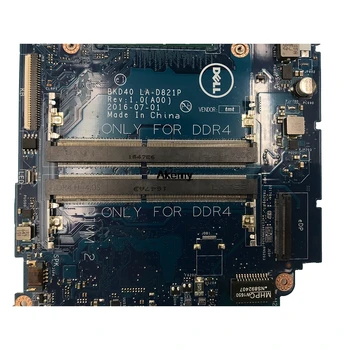 Akemy til Dell Inspiron 7460 7560 Laptop Bundkort i5-7200U CPU BKD40 LA-D821P Testet Bundkortet
