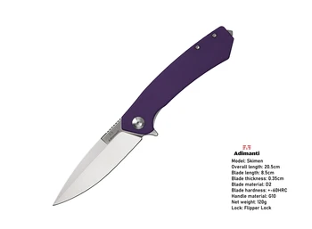 Adimanti af Ganzo (SKIMEN design) Firebird D2 blade folde kniv taktiske camping kniv udendørs EDC af Lommen folde Kniv