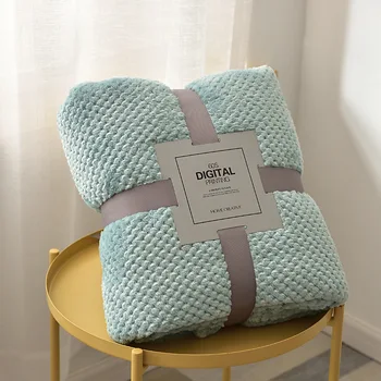 Enkel ensfarvet Små Bløde Plaid Tæpper til Senge Sengetæppe på Sengen Dekorative Sofa Pet Smide Tæppe Soft Bed Cover