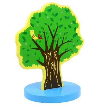 Montessori Træ-Magnetiske Apple Tree Matematik Legetøj Puslespil Børnehave Undervisningsmidler Frugt Pære Pædagogiske Matematik Legetøj Til Barn
